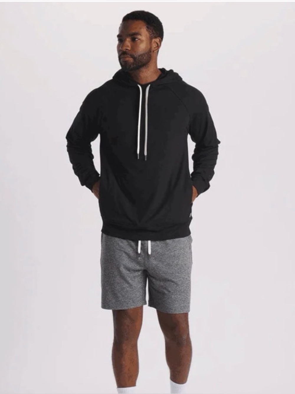 Feat Unisex FlowTech Roam Hoodie Sweatshirt Size Small Black